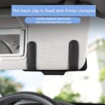 Magnetic Leather Car Visor Glasses Holder Clip - Image 8