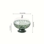 Elegant Plastic Storage Tray with Lid for Home Decor - صورة 7