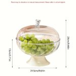 Elegant Plastic Storage Tray with Lid for Home Decor - صورة 4