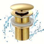 Elegant Matte Black Sink Drain Stopper - Stylish Finish - Image 2