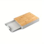 WIEZ Versatile Bamboo Cutting Board with Tray - صورة 5