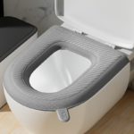 Waterproof Toilet Seat Cover - Quick Dry Comfort - صورة 5