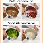 Durable Stainless Kitchen Strainer for Efficient Food Prep - صورة 11