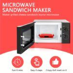 Quick-Crisp Microwave Sandwich Pan – Non-Stick & Durable - صورة 6