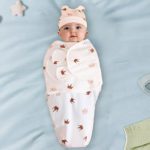 Soft Cotton Swaddle Set for Newborns 0-6 Months - صورة 3
