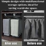 Compact Aluminum Closet Organizer: Space-Saving Solution - صورة 13