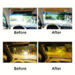 Day/Night Car Sunshade - Anti-Glare ABS Protection - صورة 11