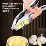 Versatile Stainless Steel Garlic Press & Nut Cracker - صورة 3