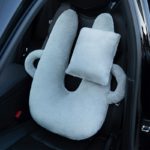 Plush Car Neck Pillow with Ergonomic Support - Image 3