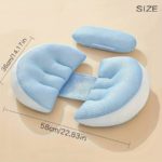 U-Shaped Women's Pillow for Ultimate Waist Support - صورة 2