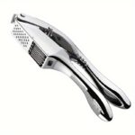 Versatile Stainless Steel Garlic Press & Nut Cracker - صورة 4