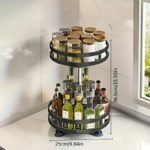 360° Swivel Spice Rack: Space-Saving Kitchen Essential
