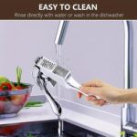 Versatile Stainless Steel Garlic Press & Nut Cracker - صورة 10