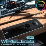 RGB Gaming Mouse Pad with Wireless Charging & LED - صورة 3