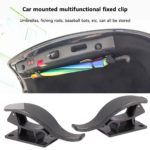 Versatile Car Seat Hooks for Umbrella & Storage Solutions