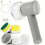 Electric Cleaning Brush Set, 5 Heads & 500 m Ah Power - صورة 5