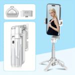 Compact 3-in-1 Wireless Selfie Stick with USB Charging - صورة 6