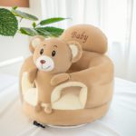 Green Plush Infant Support Chair - Safe, Cozy Learning Seat - صورة 7