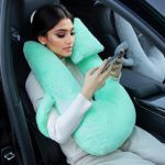 Plush Car Neck Pillow with Ergonomic Support - Image 8