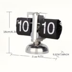 Vintage Flip Page Clock with Quartz Precision - صورة 2