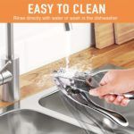 Versatile Stainless Steel Garlic Press & Nut Cracker - صورة 11