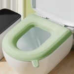 Waterproof Toilet Seat Cover - Quick Dry Comfort - صورة 3