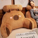 Anime Capybara Plush Pillow – Cozy Travel Companion - صورة 3
