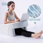 Ergonomic Gray Reading Pillow for Comfortable Gaming - Image 8