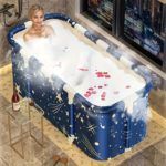 Spacious Portable Bathtub for Adults, No-Inflation Needed - صورة 5