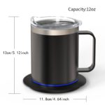 Smart Electric Coffee Mug Warmer Set for Desk Use - صورة 2
