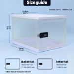 Secure Clear Storage Box - Versatile Organizer with Lock - Image 3
