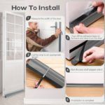 Faux Leather Door Seal Strip: Soundproof & Insulating - صورة 12