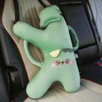 Dino-Cat Plush Car Pillow: Cozy Head Support Cushion - Image 4