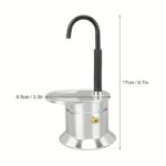 Compact Italian Moka Pot for Home or Travel Use - Image 2