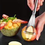 Effortless Apple Slicing: Multi-Function Stainless Corer - Image 7