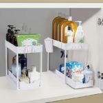 Maximize Space with 2-Tier Pull-Out Storage Organizer - Image 7