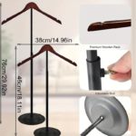 Women's Adjustable Metal Hangers - Flexible & Portable - صورة 3