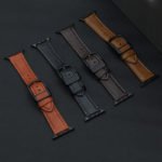 Elegant Synthetic Leather Strap for Apple Watch - Image 9