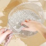 Clear Plastic Rice Washing Bowl with Drainage Holes - صورة 6