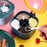 Kitchen Seasoning Organizer Box Set with Spoons - صورة 4