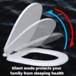 Silent-Closing Toilet Seat with Non-Slip Grip - صورة 10
