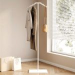 Space-Saving Metal Clothes Rack for Stylish Bedroom Use - صورة 13