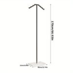 Space-Saving Metal Clothes Rack for Stylish Bedroom Use - صورة 4