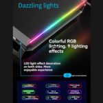 RGB Monitor Stand with USB Ports & Adjustable Height - صورة 12