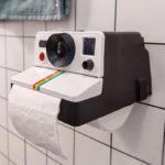 Retro Camera Toilet Paper Holder: Quirky Bathroom Decor