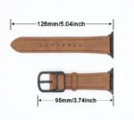 Elegant Synthetic Leather Strap for Apple Watch - Image 4