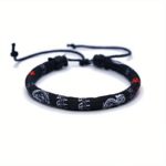 Vintage Ethnic 3 D Fabric Bracelets - Handwoven Set of 4 - صورة 7