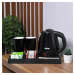 Electric Kettle with Cups & Tray - Image 2