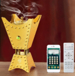 Electric Incense Burner with Quran Speaker, Remote Control & App – Model SQ-668 - صورة 4