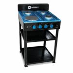 Gas Cooker with Storage Shelves - Image 2